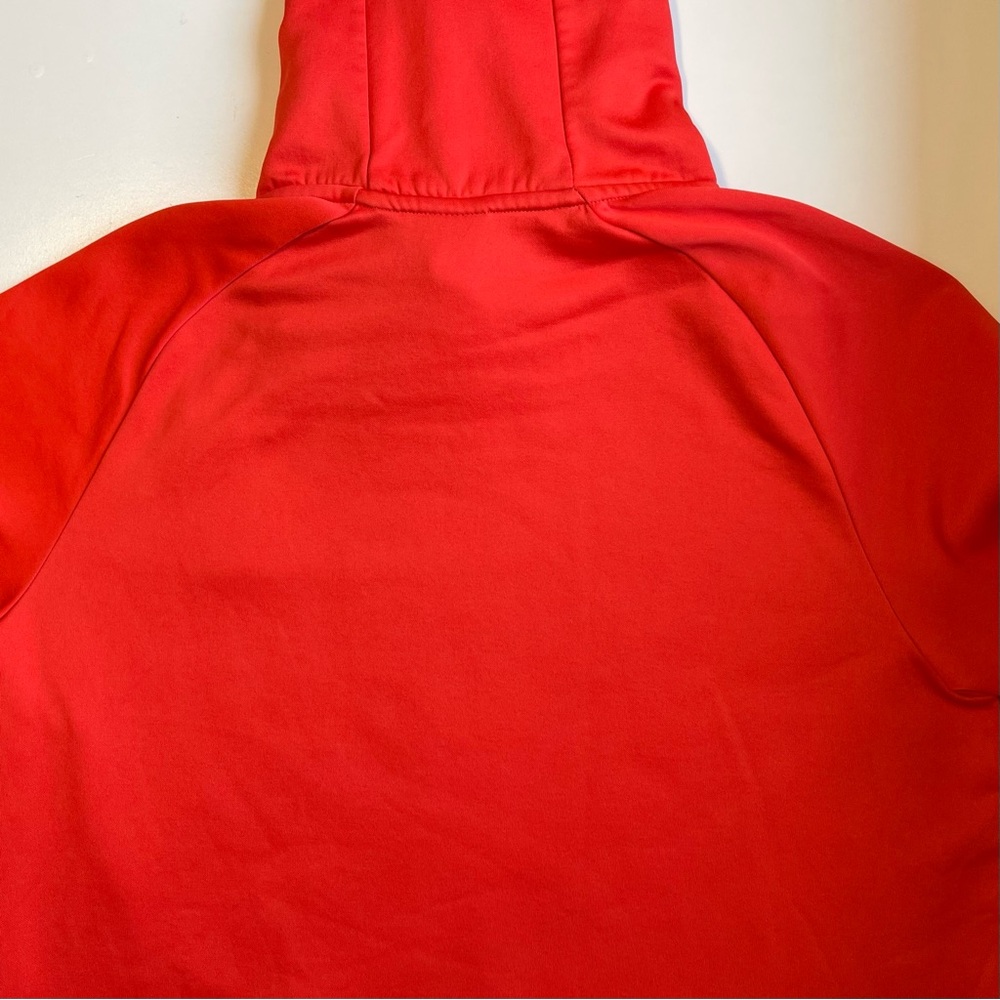 Nike Dri-Fit Swoosh Hoodie - Hot Red & Fleece Lined - Size Medium - Picture 7 of 12